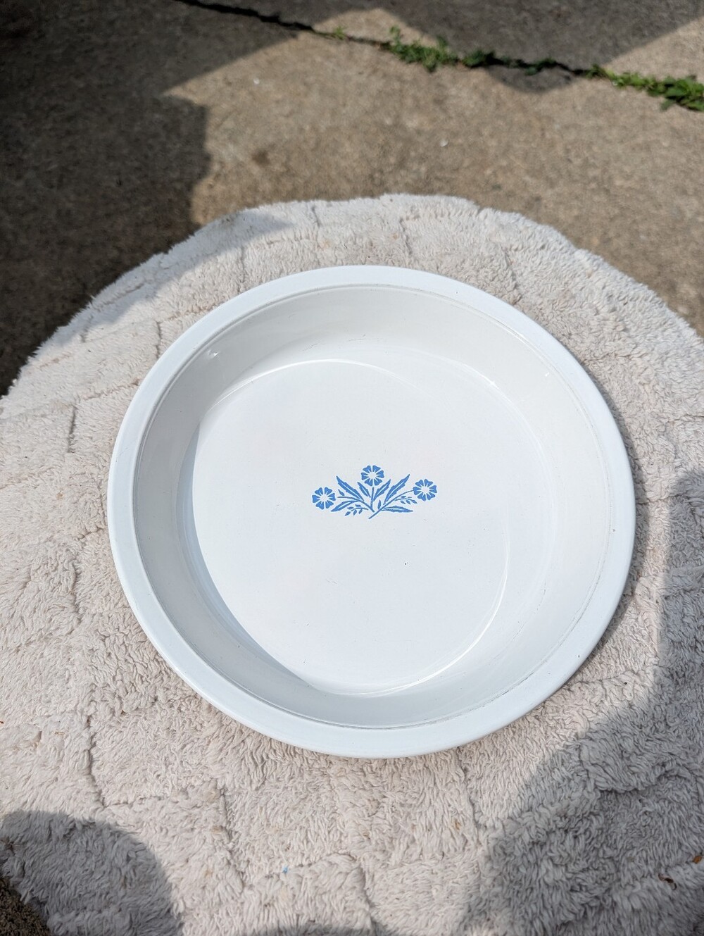 CorningWare Classic 9 Inch Vintage Bakeware Pie Dish